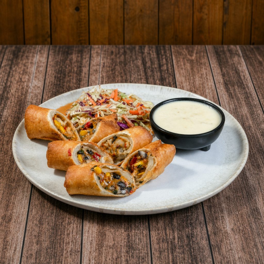 Mexican Egg Rolls.
