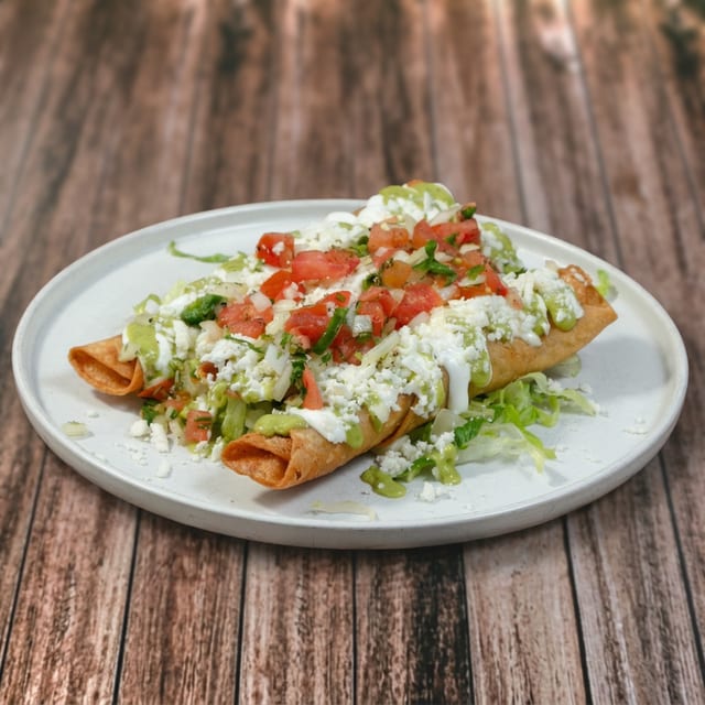 Chicken Flautas.